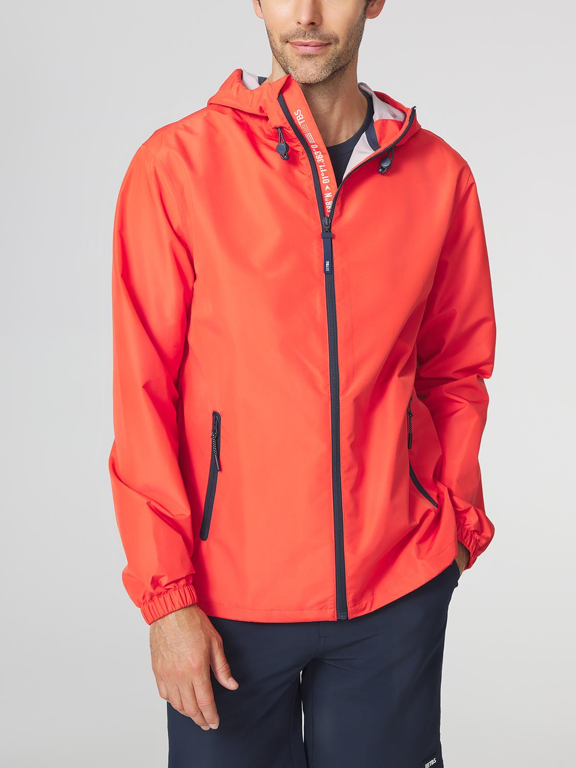 Coupe-Vent Homme Imperméable A Capuche Rouge WINDOBLO