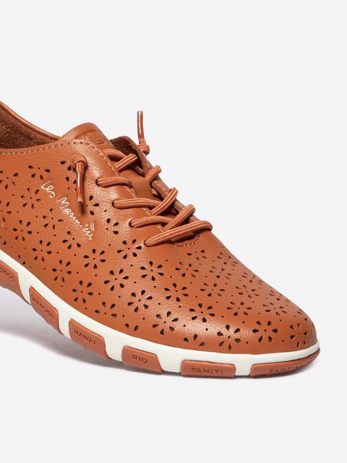 Women's leather sneakers Cinnamon JAZFLOR