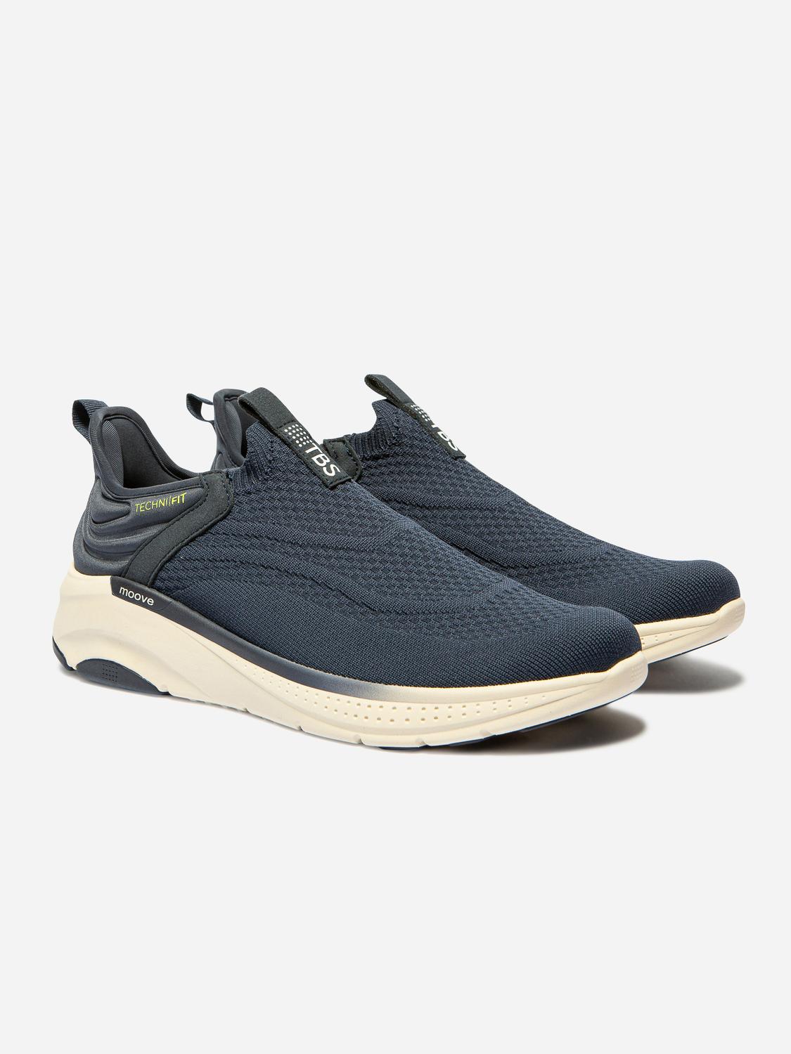 Baskets Homme Confort et Légère Textile Recyclé Marine EASYFIX Baskets Homme Confort et Légère Textile Recyclé Marine EASYFIX