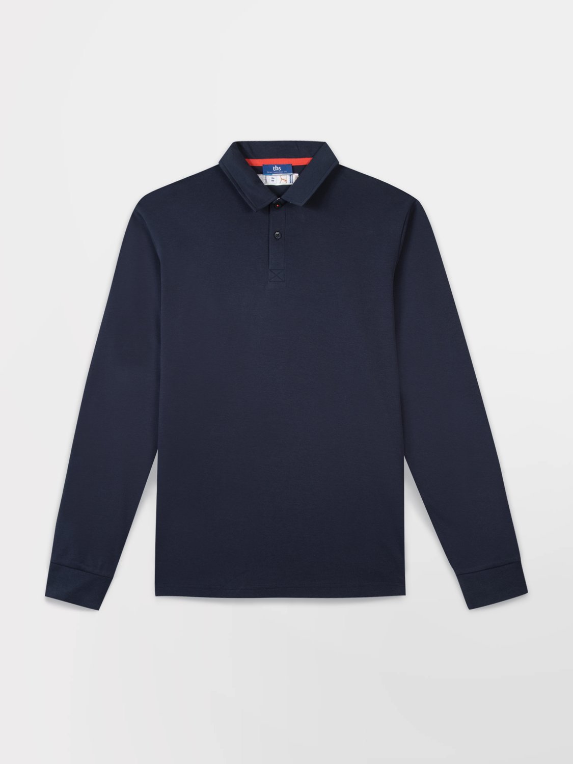 Polo Homme Manches Longues Marine BARZAPOL