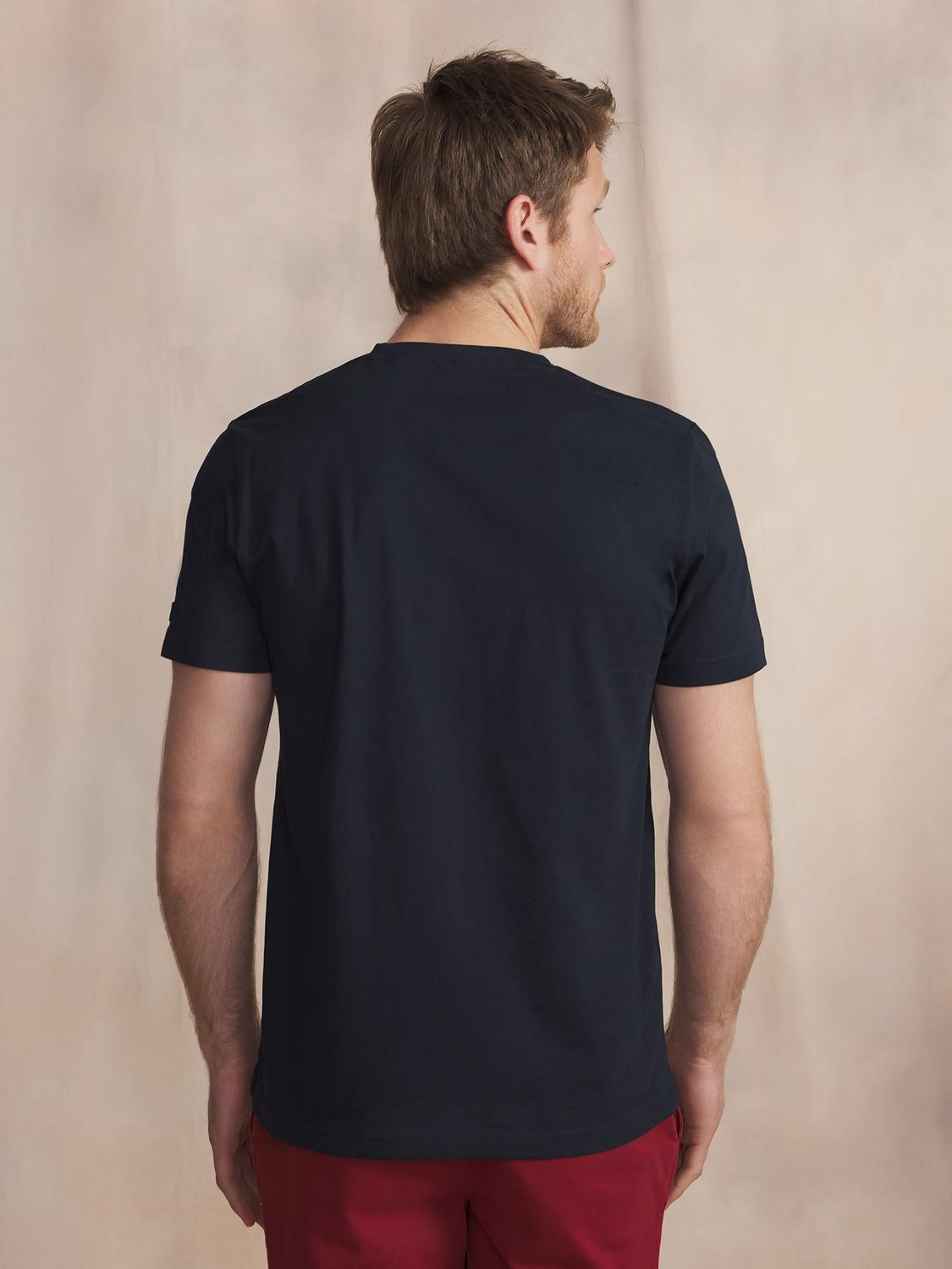 T-Shirt Manches courtes Marine Manches Courtes Bleu HADISTEE T-Shirt Manches courtes Marine Manches Courtes Bleu HADISTEE