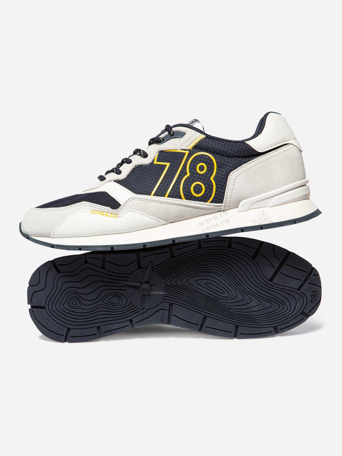 Men's running shoes Navy and White DJONBOT