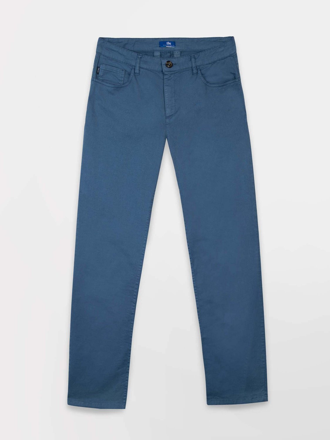 Pantalon Homme Coton Stretch Bleu