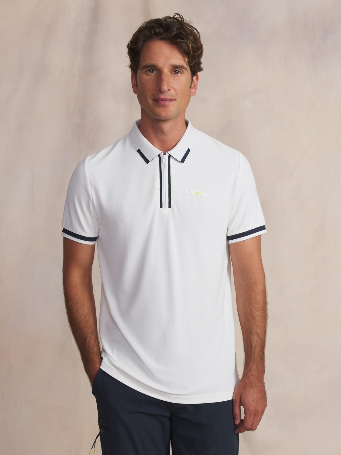 Polo homme blanc WAYATPOL