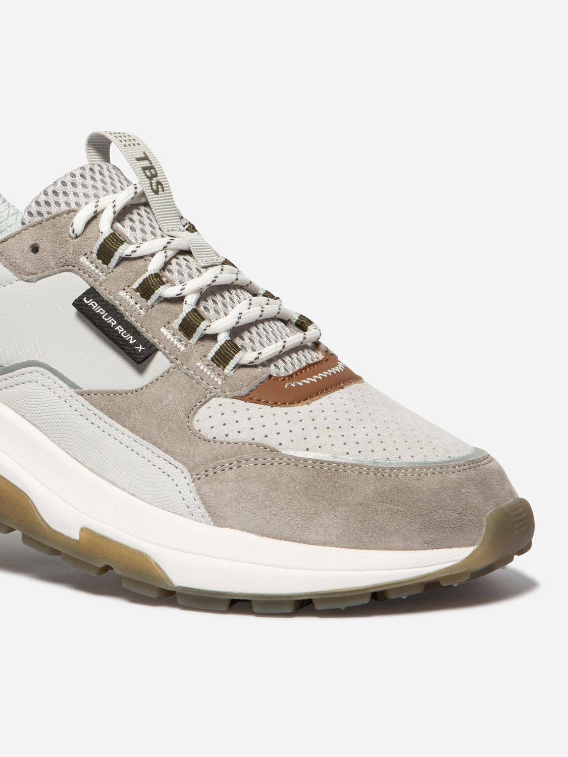 Running homme gris clair et olive JONASSE