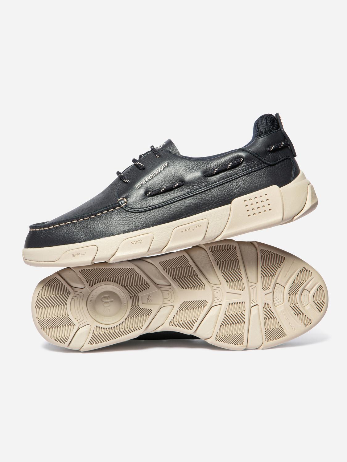 Chaussures bateau homme navy JAZZSEA