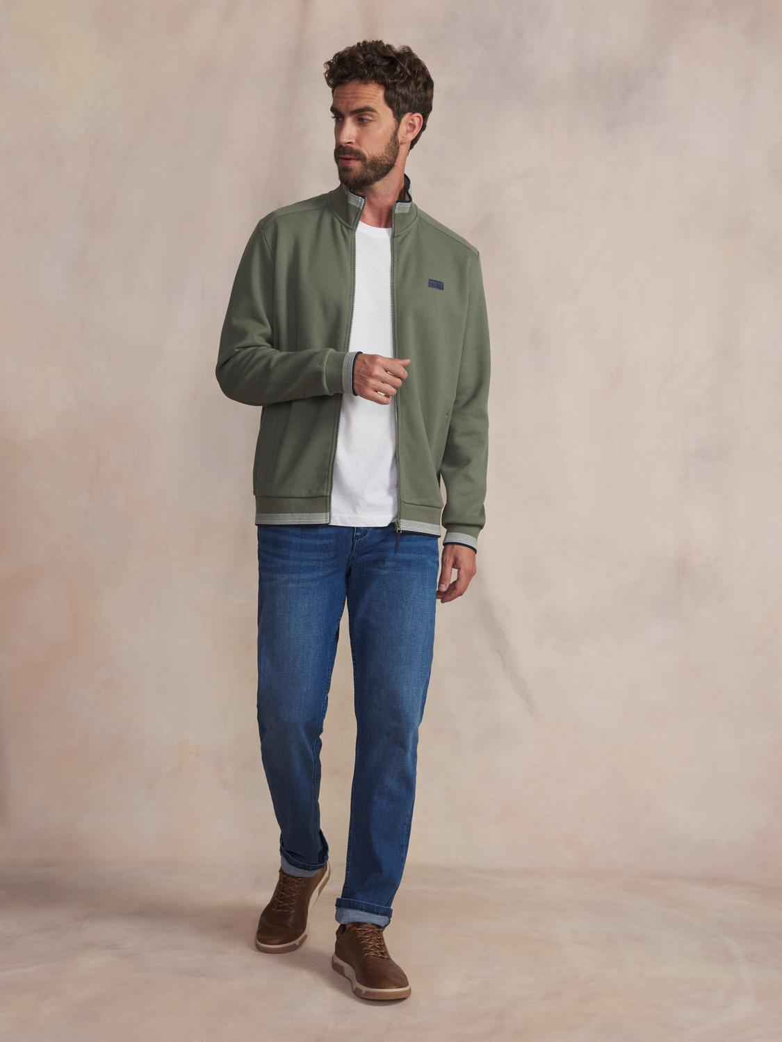 Sweat homme kaki LEANNGIL