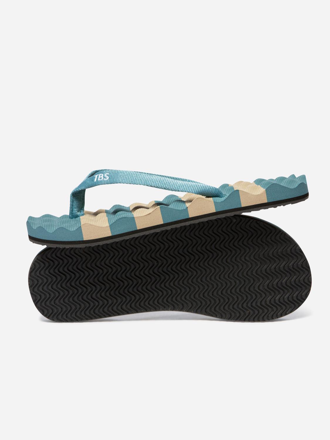 Tongs femme mangrove et osier ULRIANE