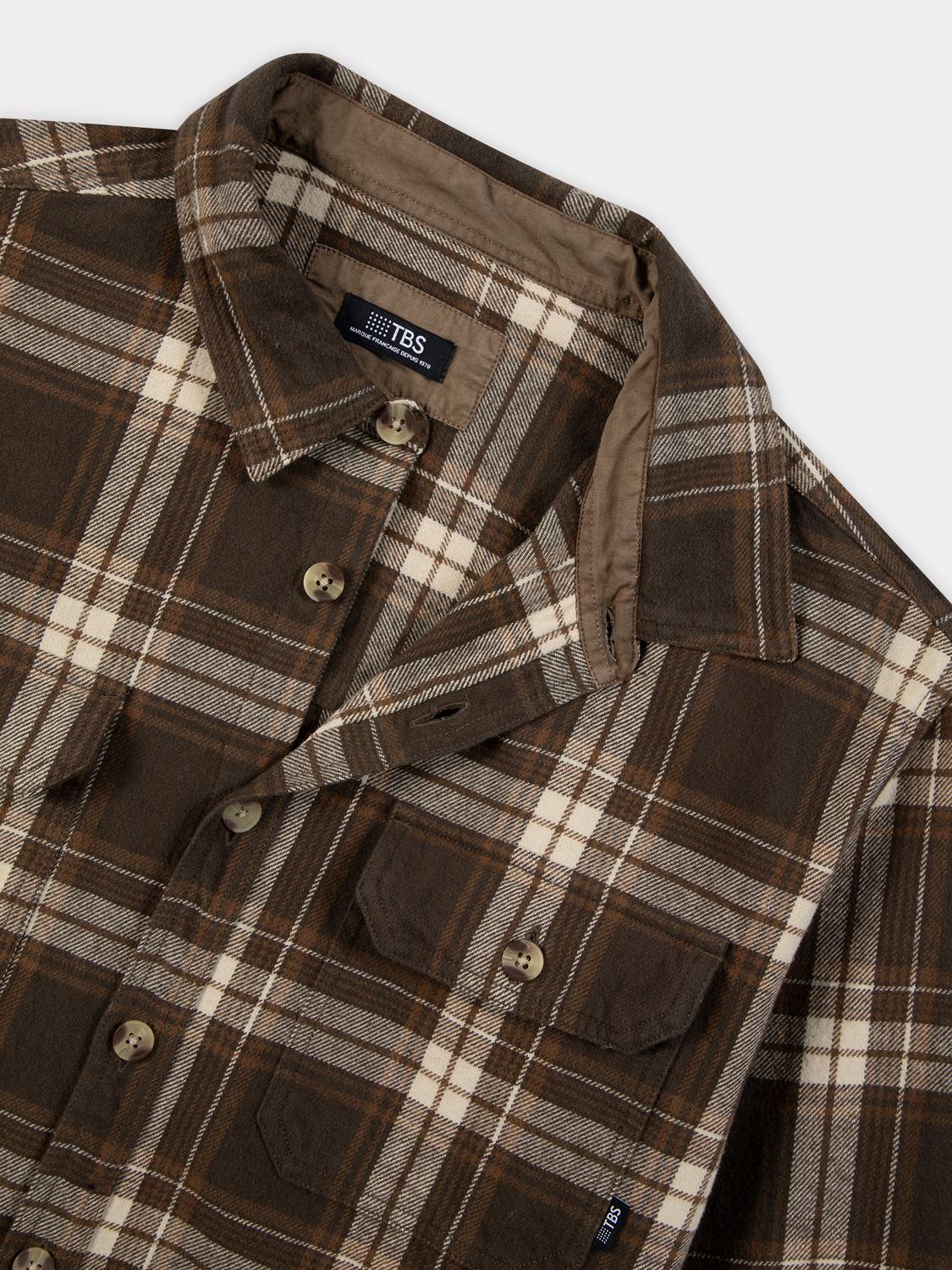 Chemise Homme Coton Bois GAREKSUR