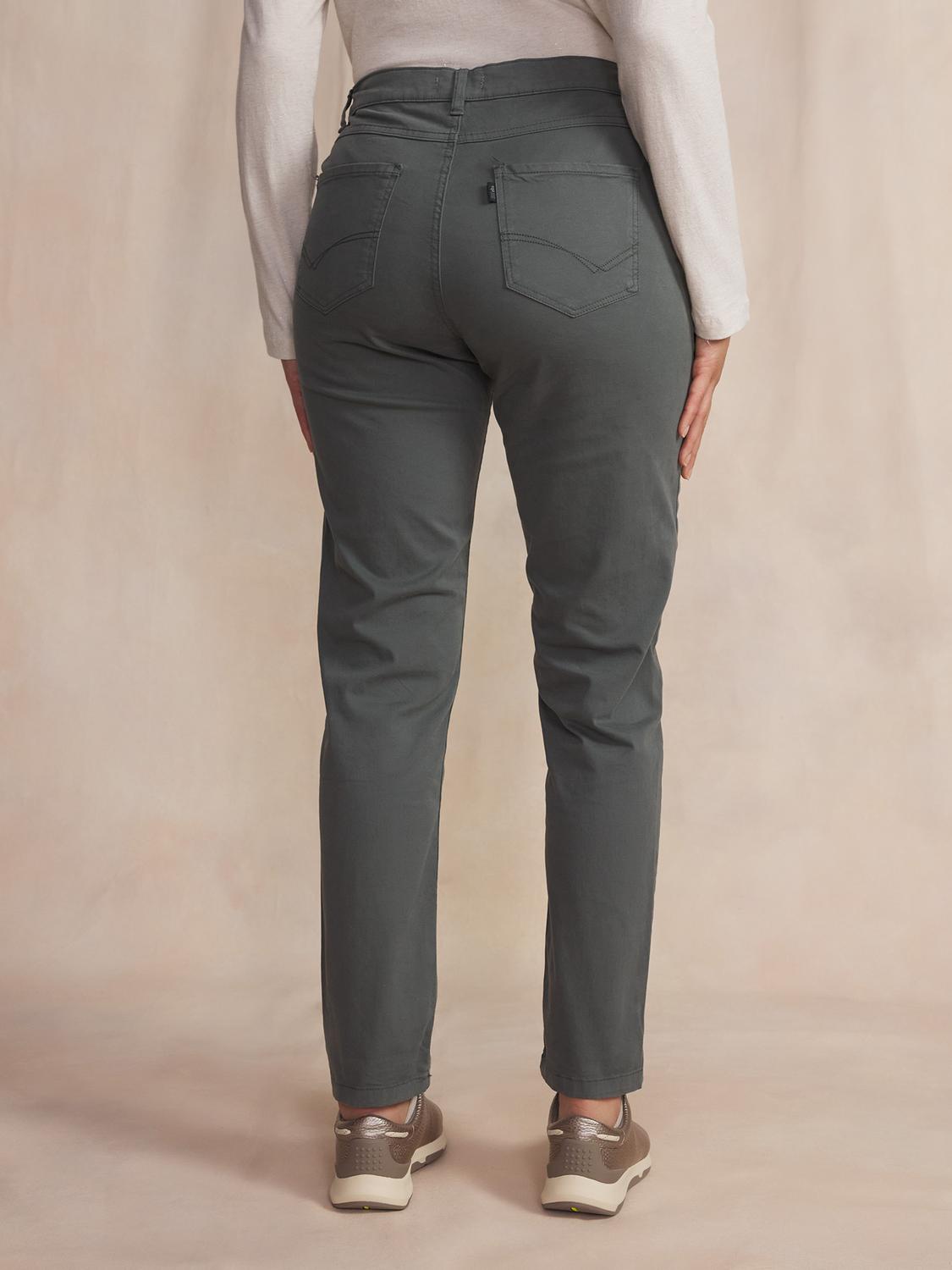 Pantalon Femme Stretch Ceinture Elastiquée Marine NATTYPOC