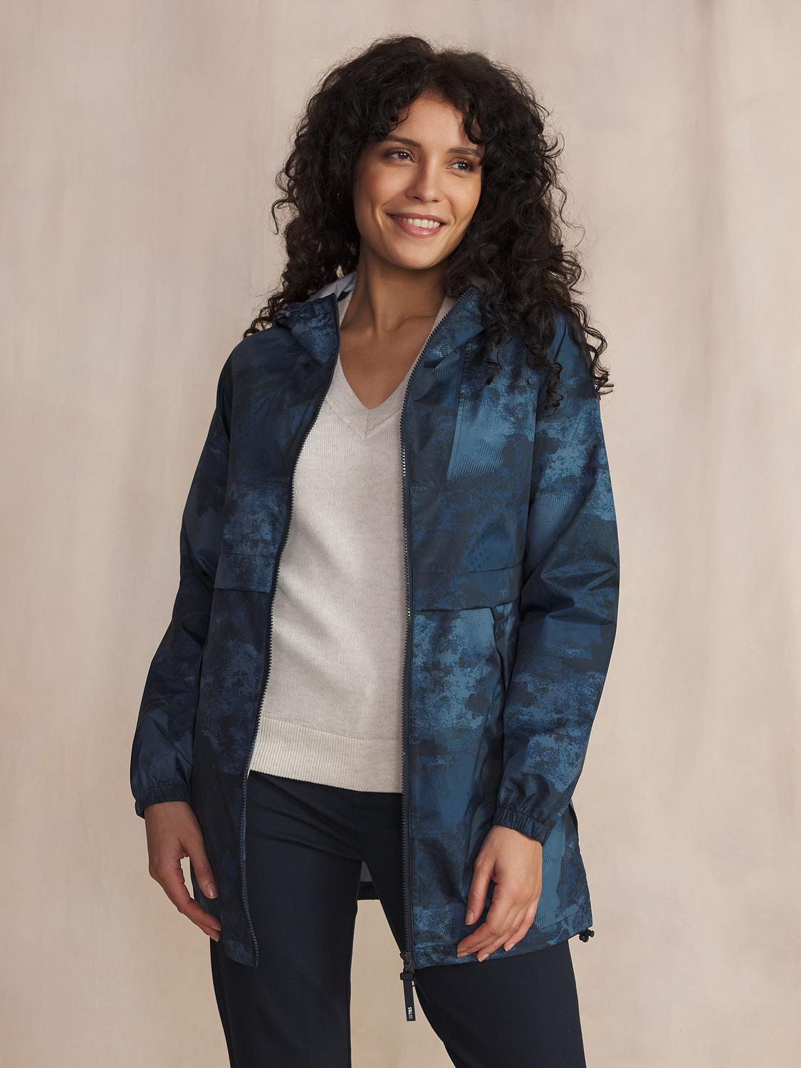 Manteau Femme Membrane Imper-respirante Bleu MAGDAMAN