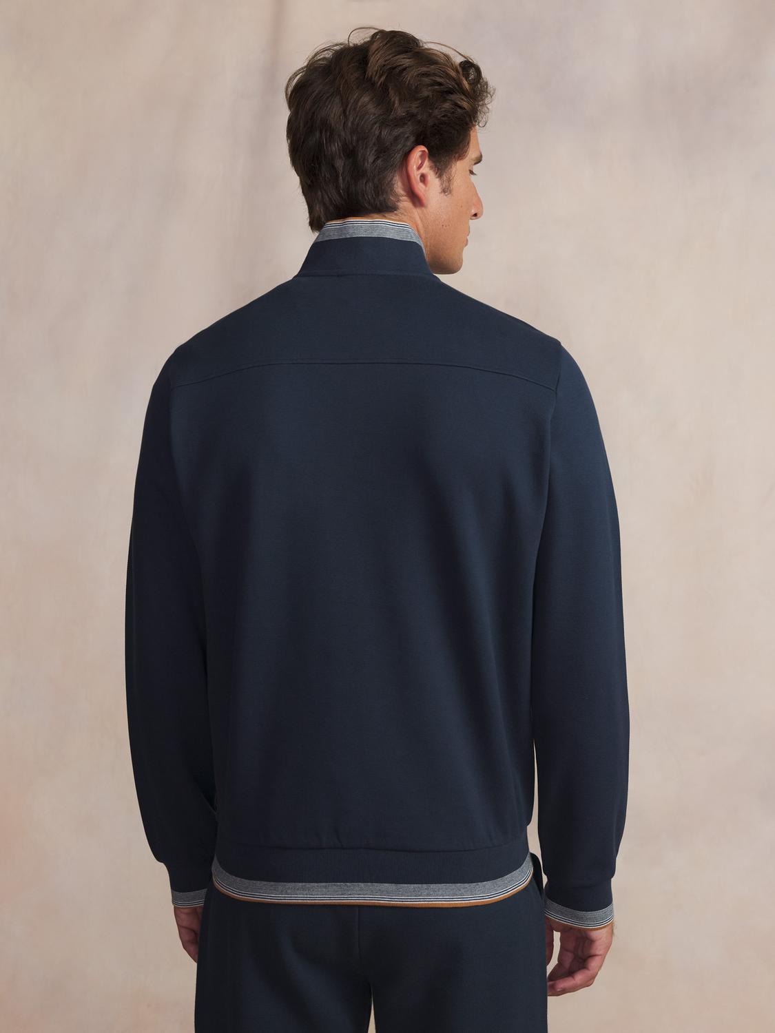 Sweat homme navy LEANNCAM