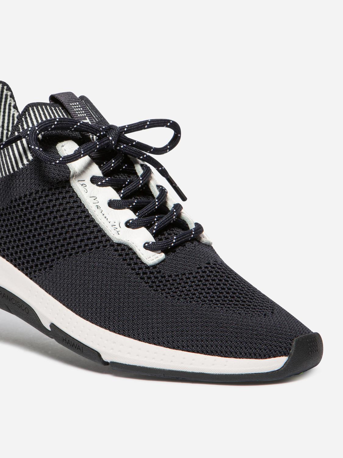 Running femme raye baltic fonce JELLINA