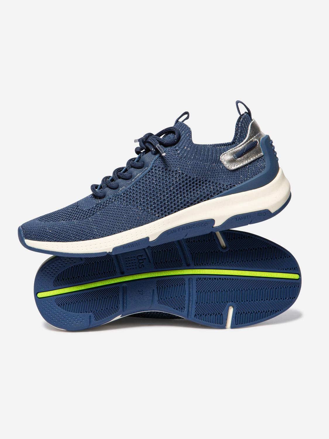 Women's running shoes Heathered Regatta and Silver JELLINA