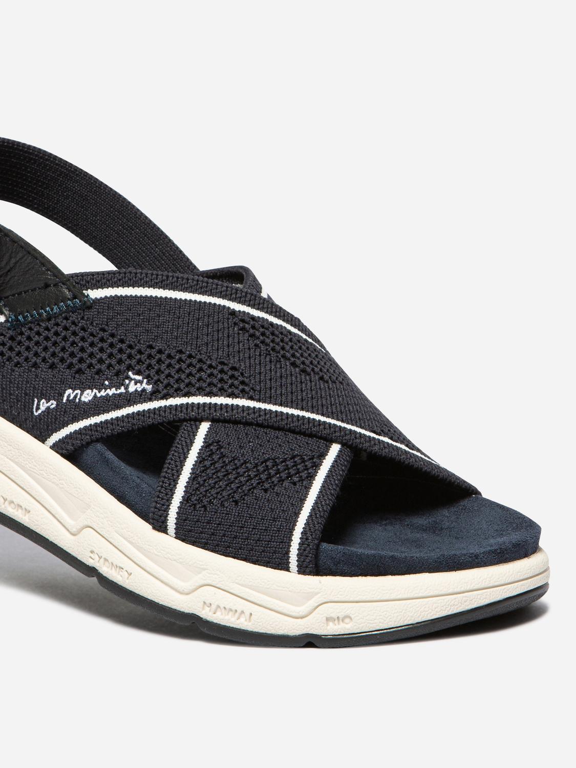 Sandales compensées femme baltic fonce LAIHONA