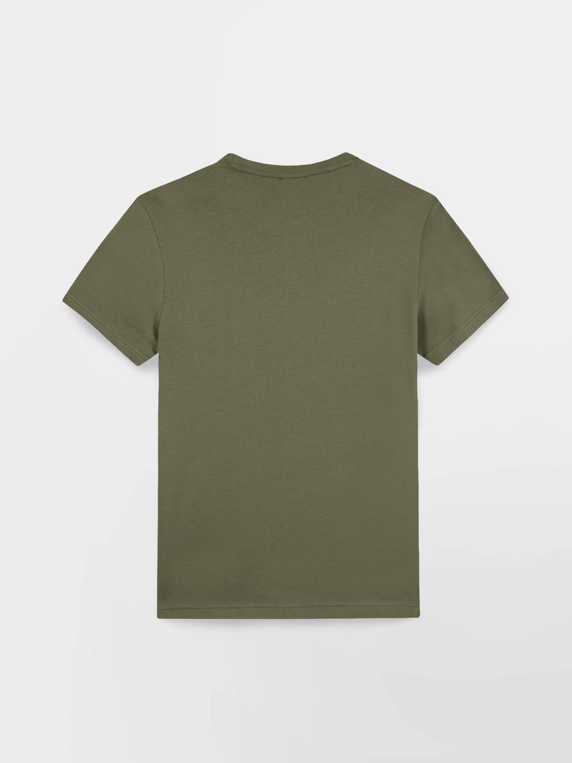 Tee-shirt en maille homme kaki KERANTEE