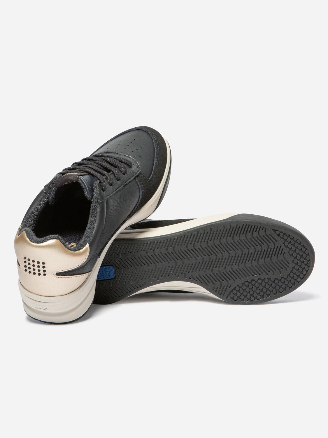 Tennis Femme Cuir Navy CORALIE Tennis Femme Cuir Navy CORALIE