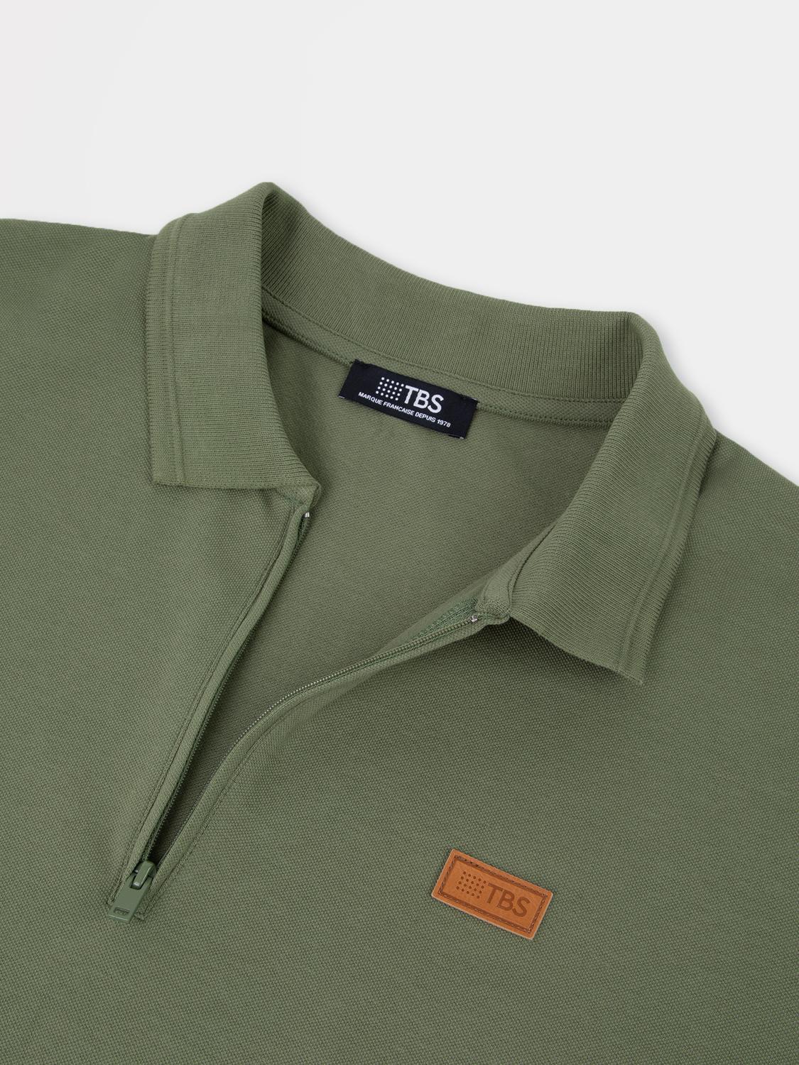 Polo homme kaki NACCAPOL