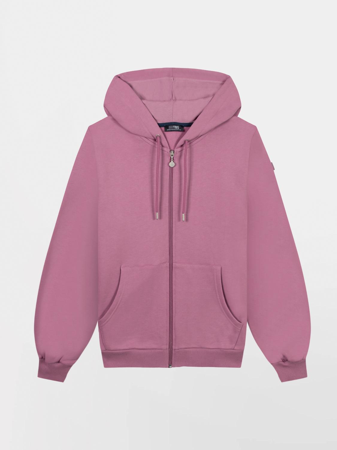 Sweat à capuche Zip Pivoine Debrazip