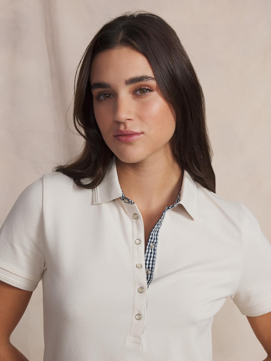 Polo femme craie LIZZIPOL