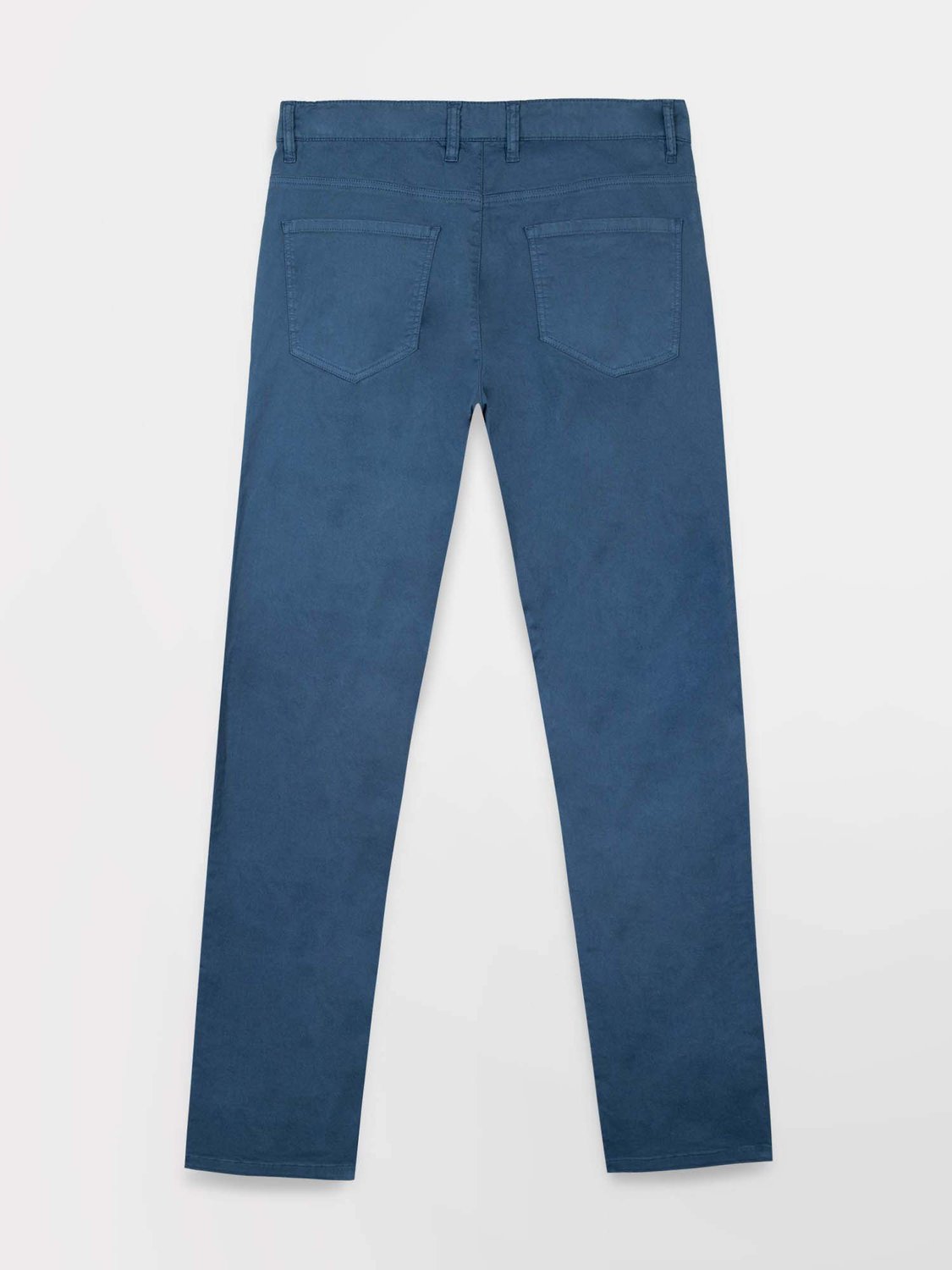 Pantalon Homme Coton Stretch Bleu
