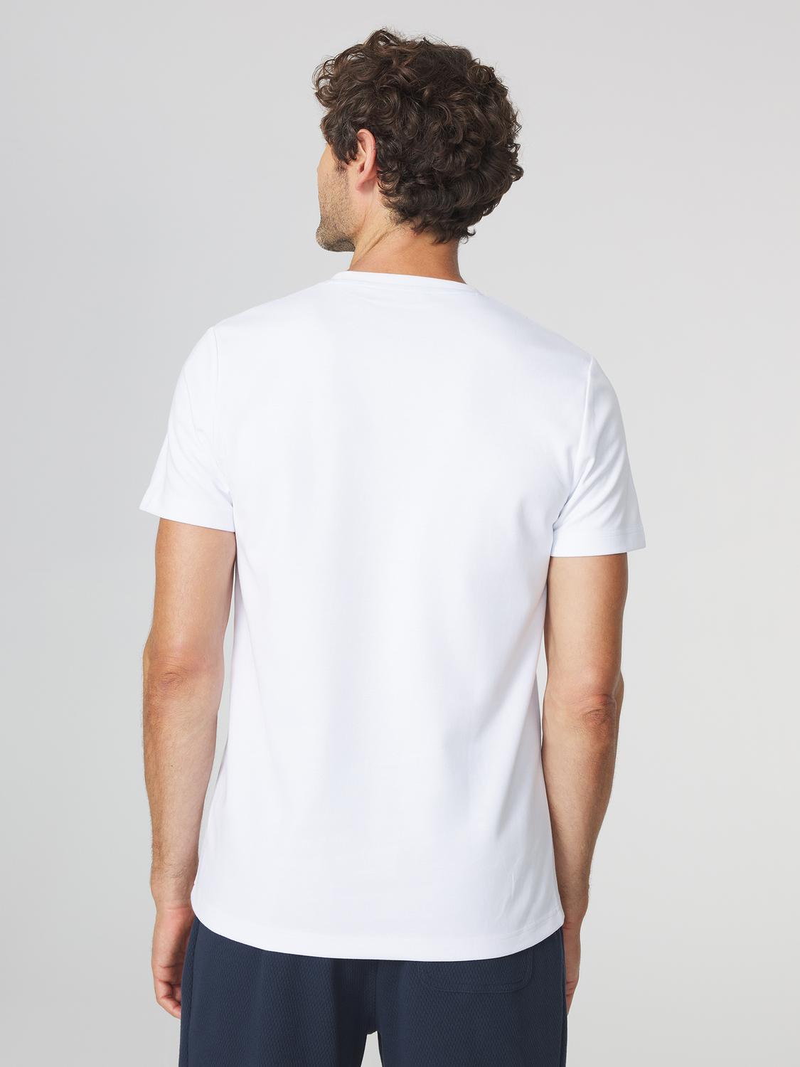 T-shirt Homme Coupe Ajustée Blanc STANYTEE