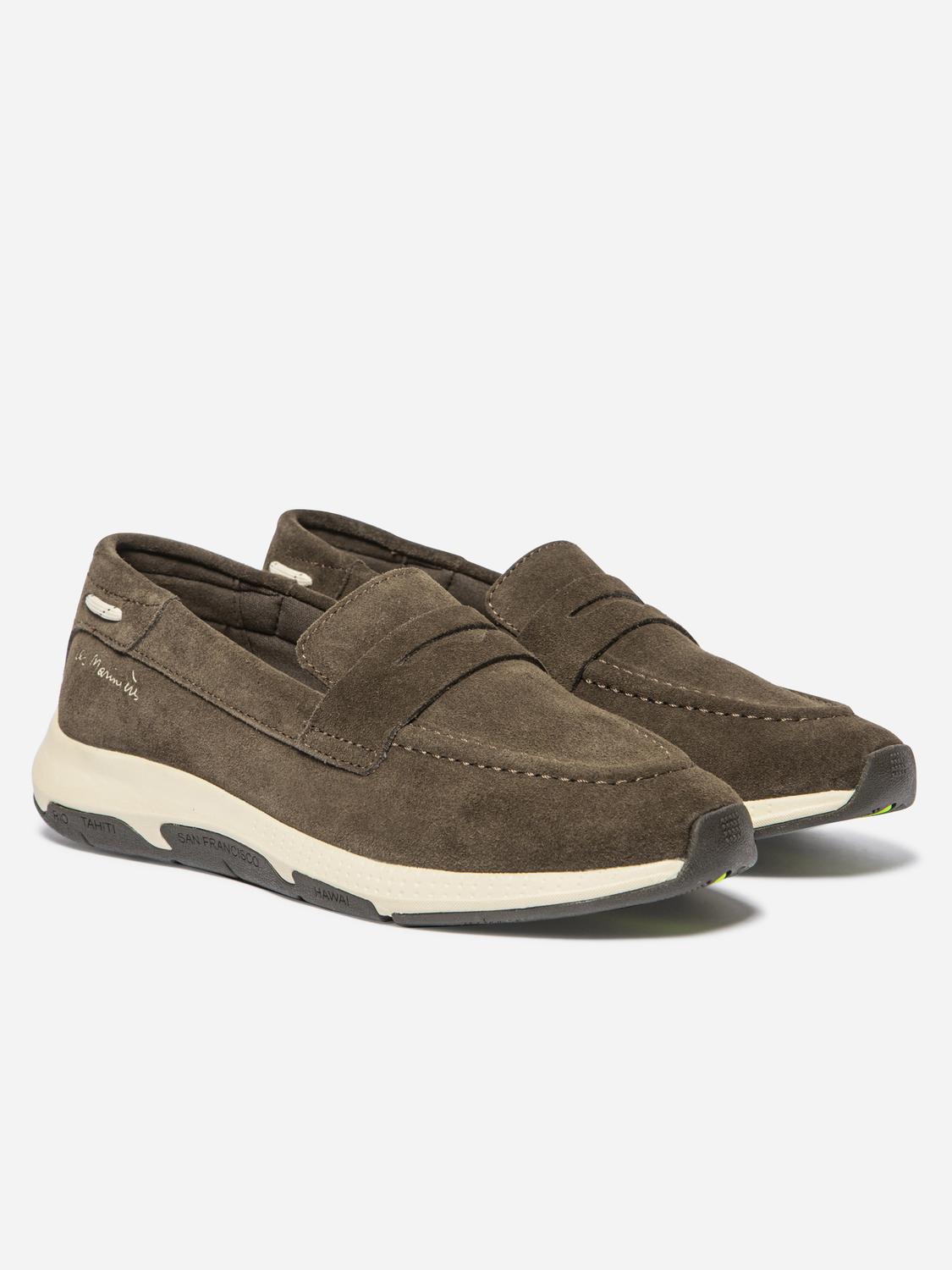 Mocassin Femme Cuir Chocolat JELIMOC