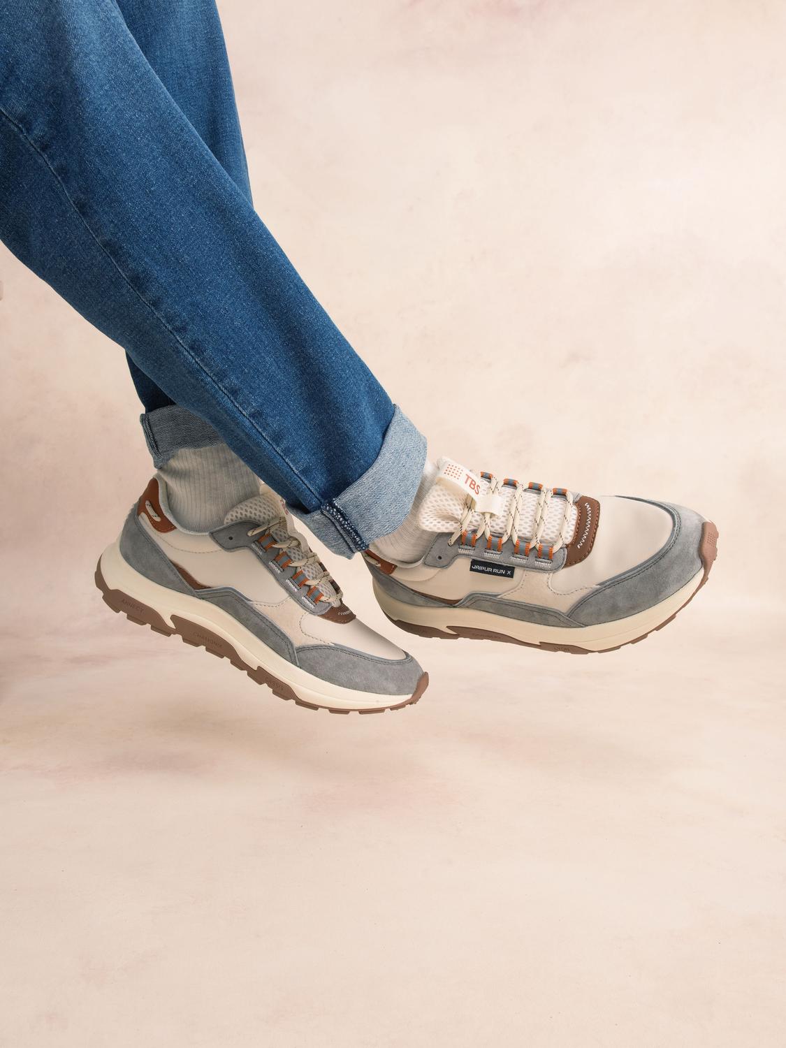 Running homme creme et canelle JONASSE