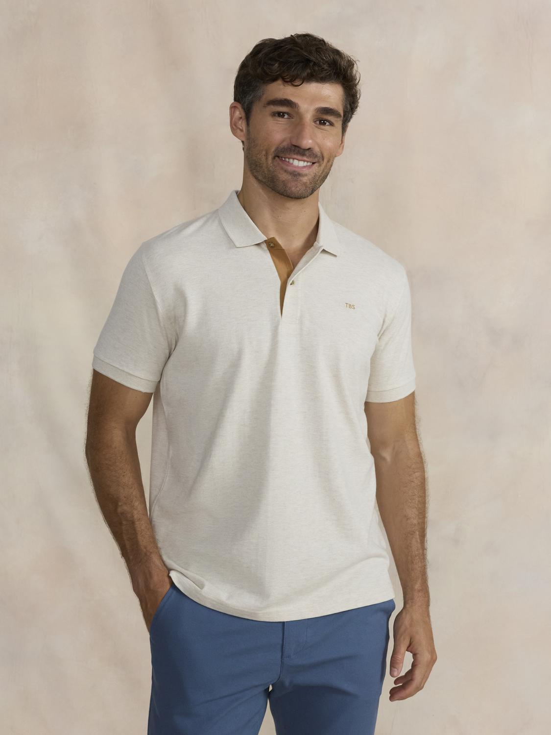 Polo Men Beige Marl LICIOPOL