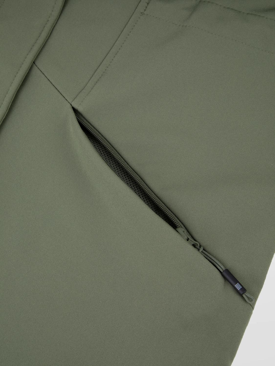 Veste Longue Femme Imperméable A Capuche Vert FANNYLON