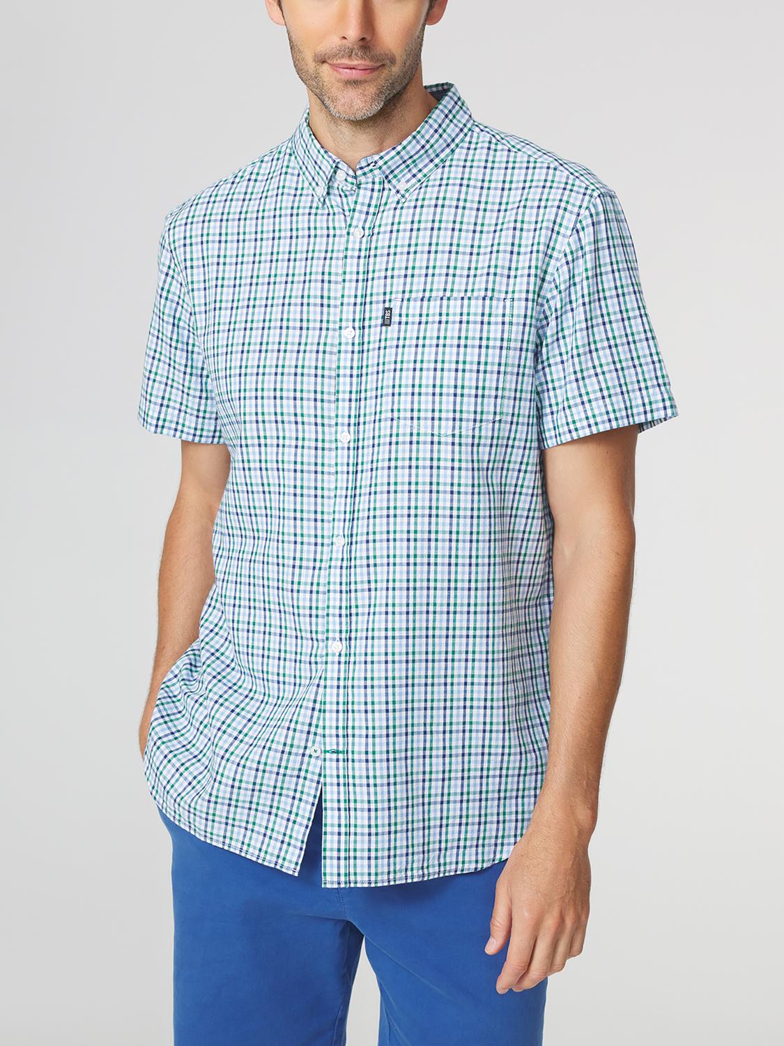 Chemise Homme manches Courtes à carreaux ORSONCHA