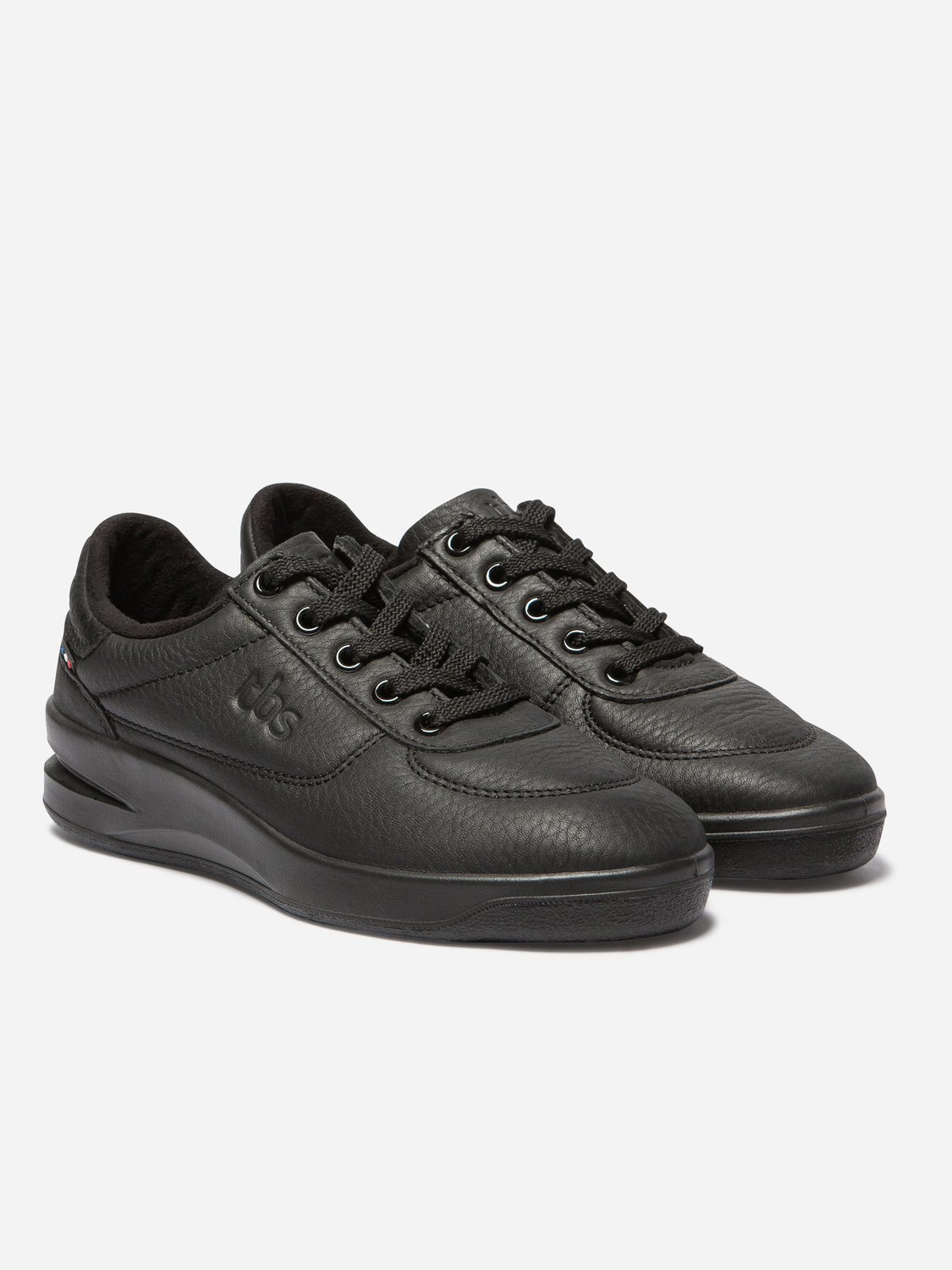 Baskets Femme Fabriquées en France Cuir Noir Baskets Femme Fabriquées en France Cuir Noir