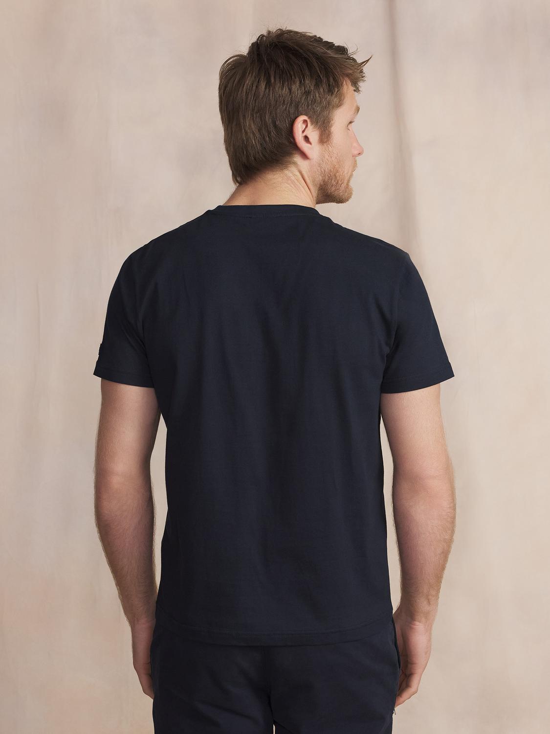 T-Shirt Manches courtes Marine Manches Courtes Bleu OMARITEE T-Shirt Manches courtes Marine Manches Courtes Bleu OMARITEE