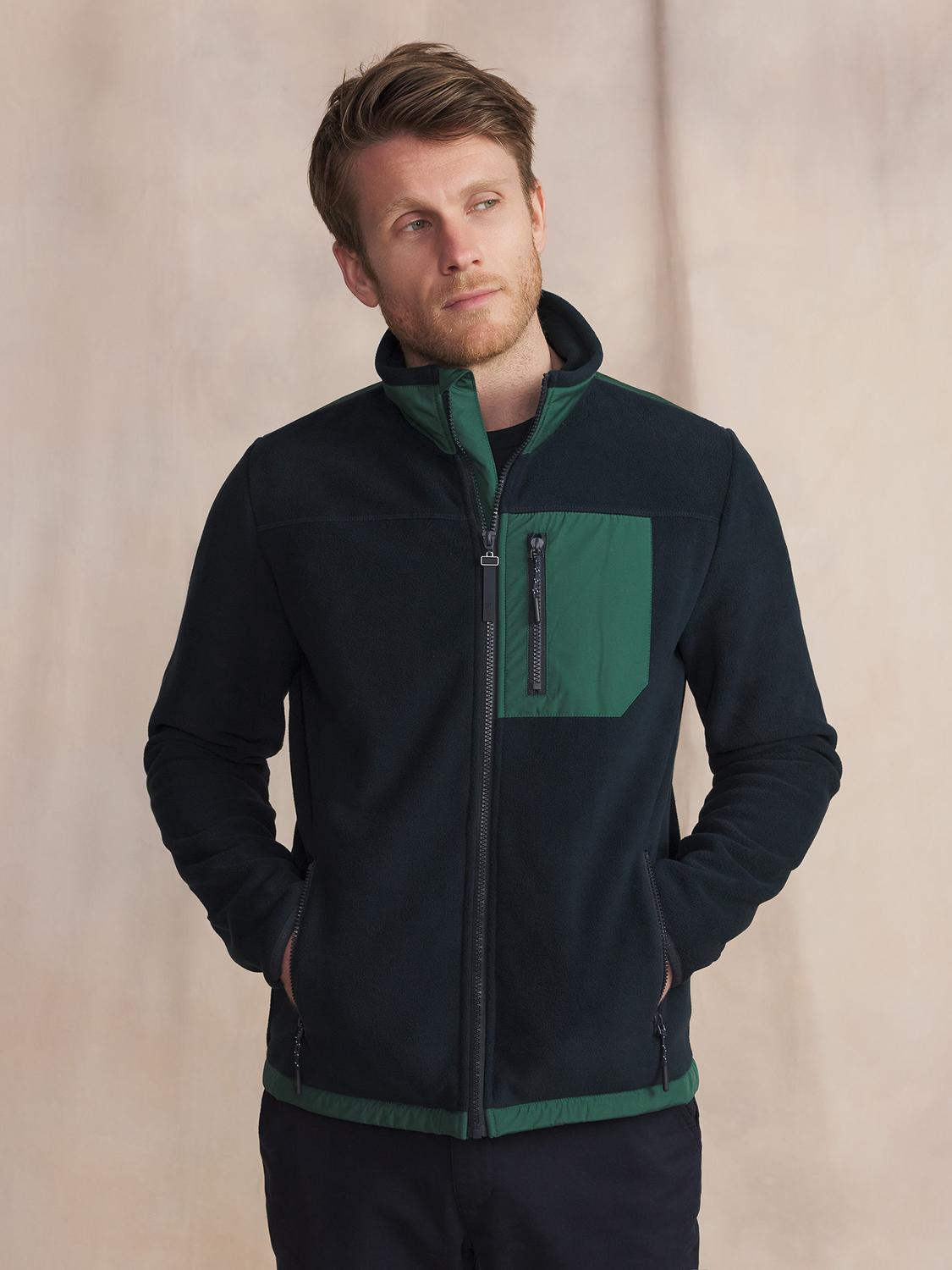 Sweat Marine Manches Longues Bleu CADENZIP