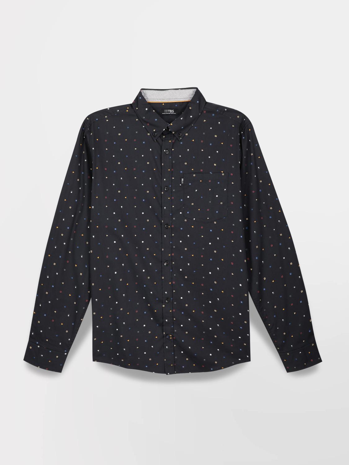 Chemise Manches Longues Bleu MALOYCHE