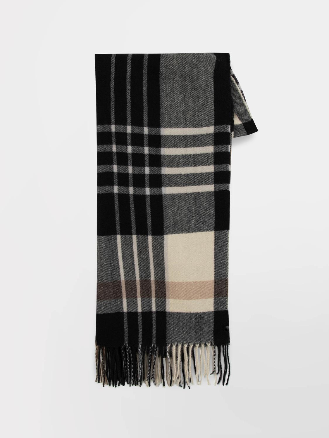Echarpe Homme A Carreaux Marron ETHANNE Echarpe Homme A Carreaux Marron ETHANNE