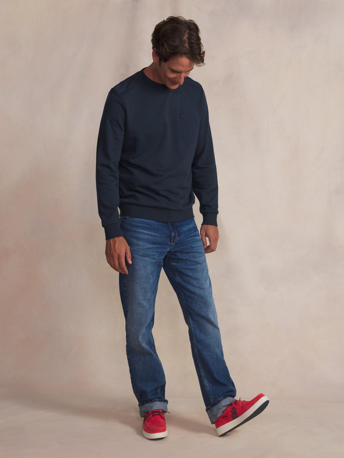 Sweat homme navy BURALRON