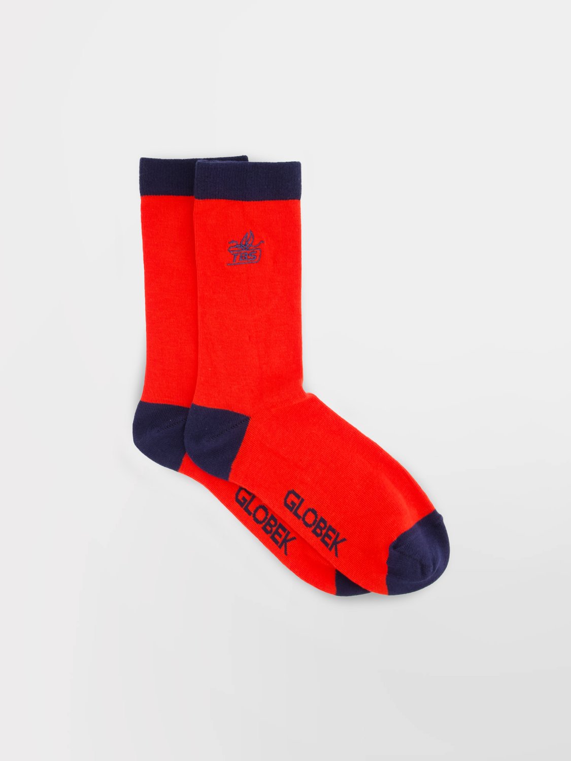 Chaussettes Homme Matière Recyclée Rouge & Marine GLOBSOC