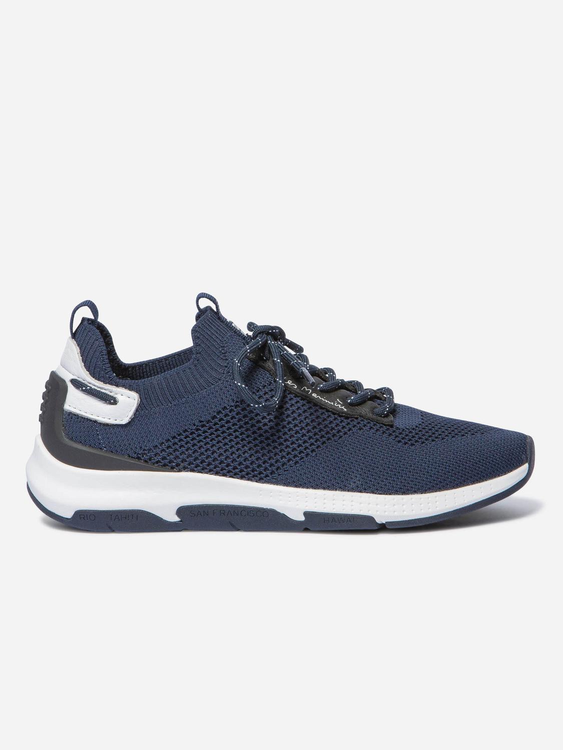Trainers Women Comfort Textile Recycled Blue