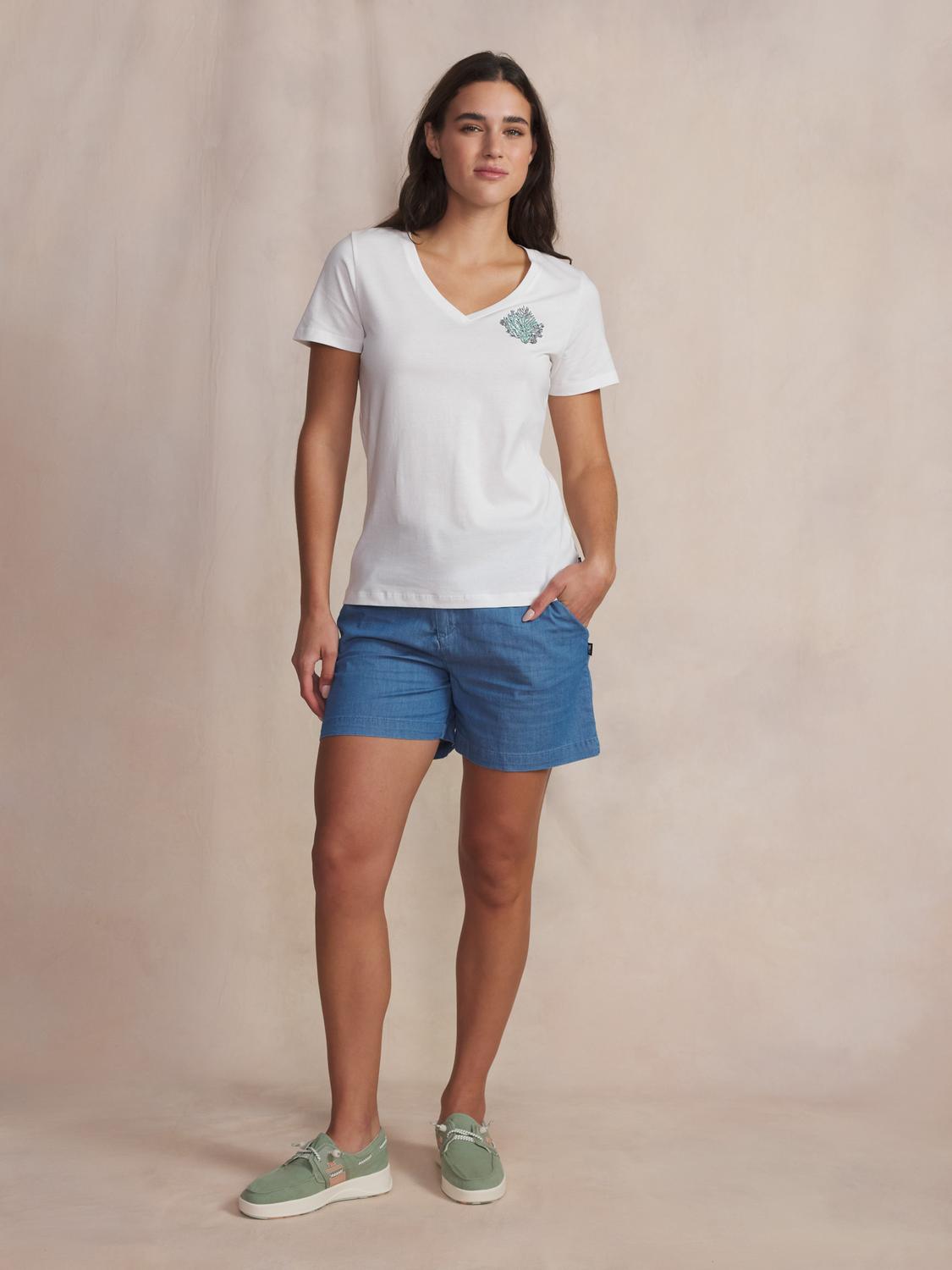 Tee-shirt en maille femme arctique NAMIATEE