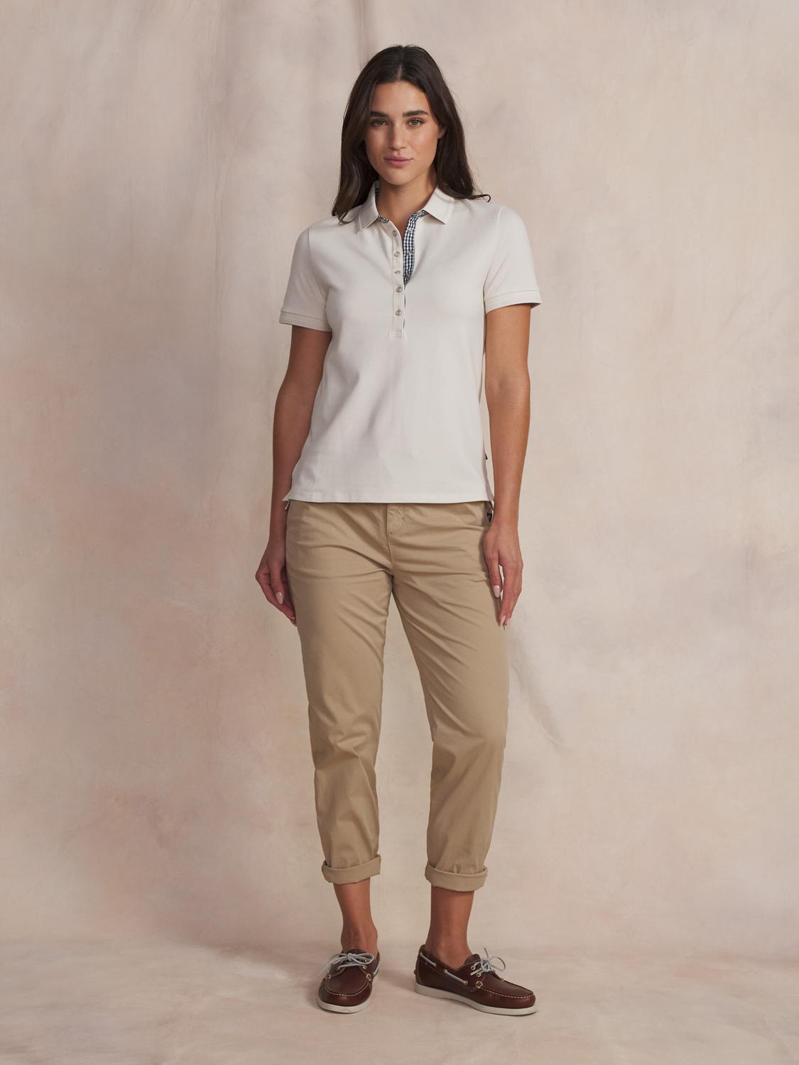 Polo femme craie LIZZIPOL