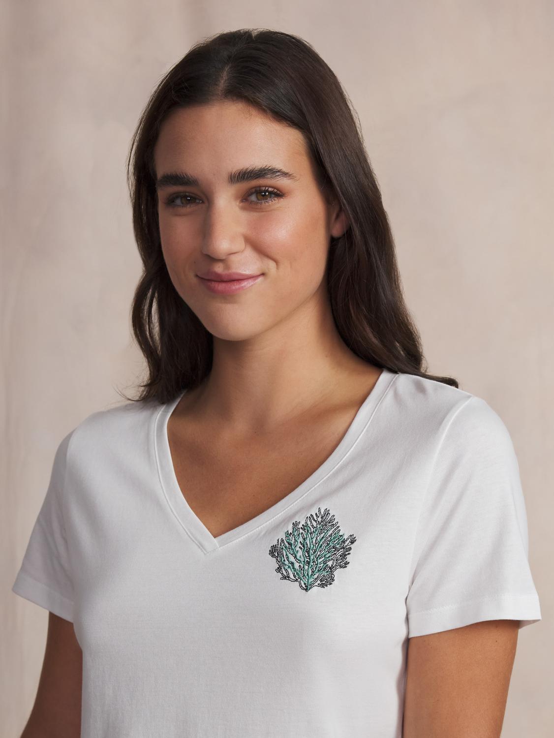 Tee-shirt en maille femme arctique NAMIATEE