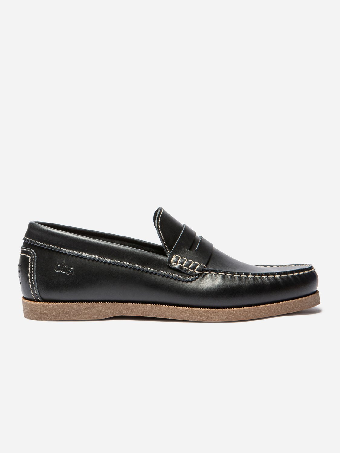 Mocassin Homme Semelle Adhérente Cuir Marine PALERME