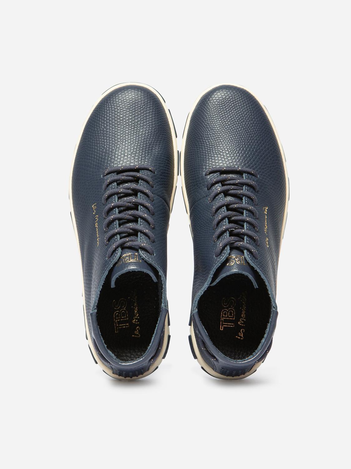 Tennis Montantes Femme Confort Bleu JUHAYNA