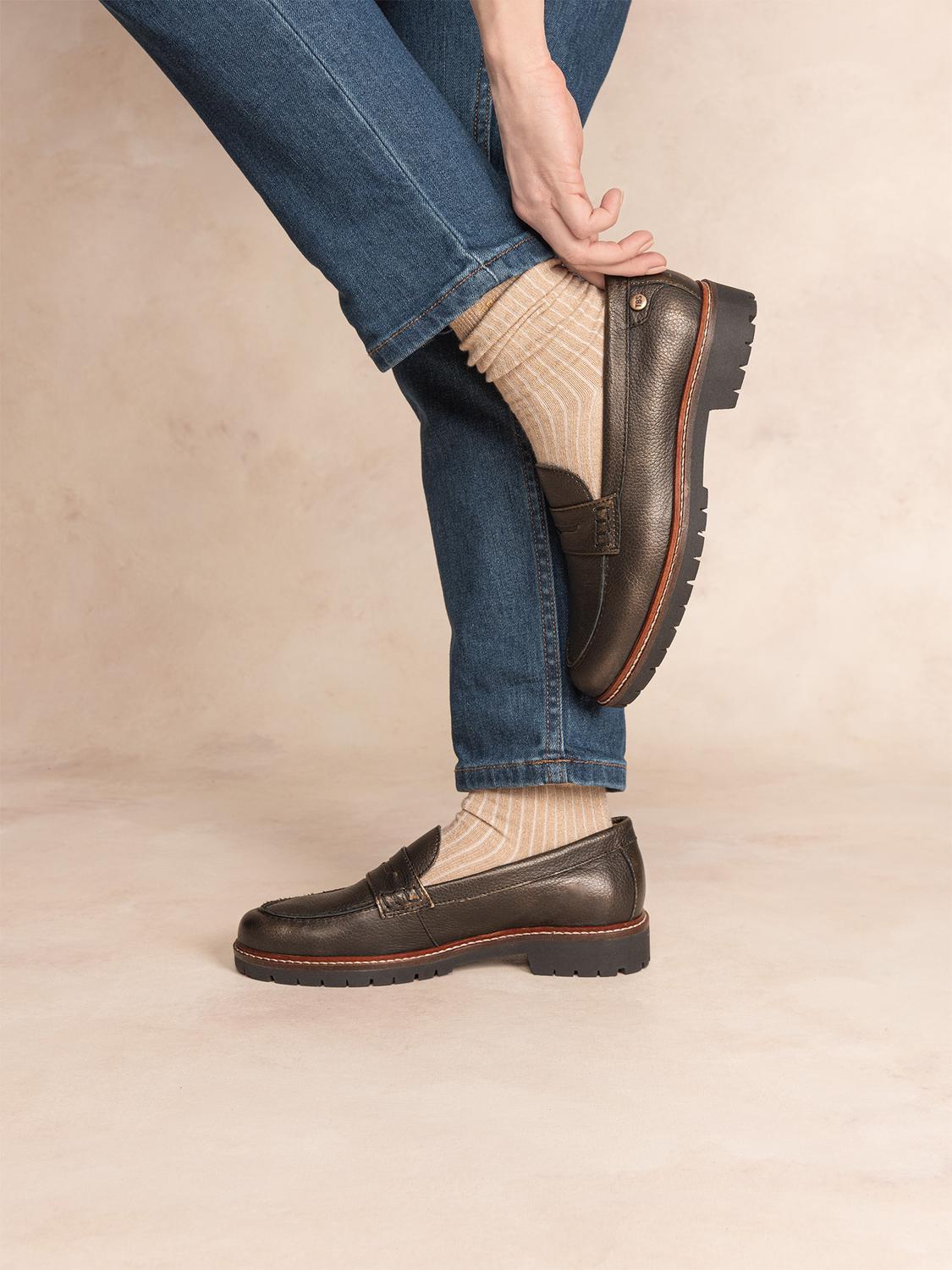 Mocassin Noir CARISTA Mocassin Noir CARISTA