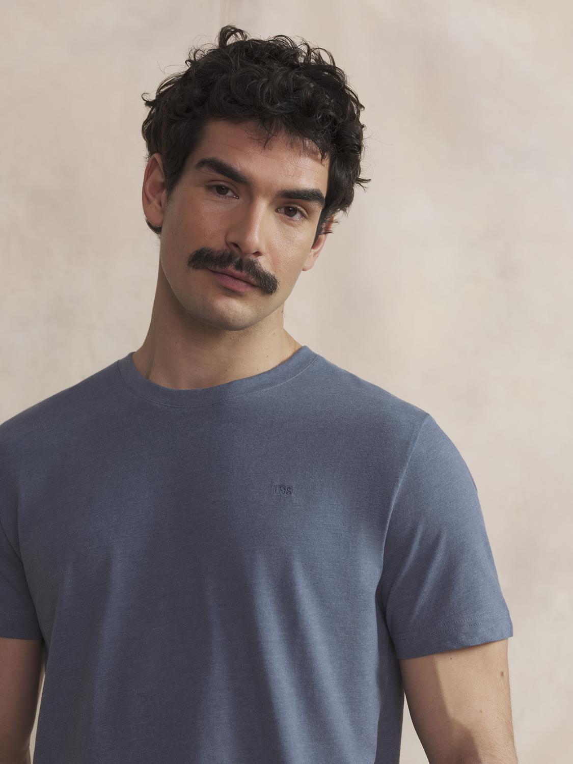 Tee Maille Homme Azur PIERETEE