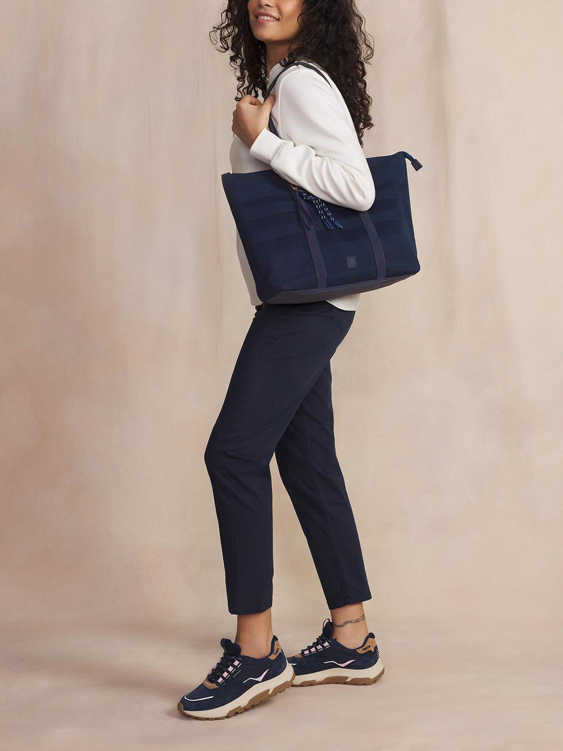 Sac Cabas Femme Knit Recyclé Marine