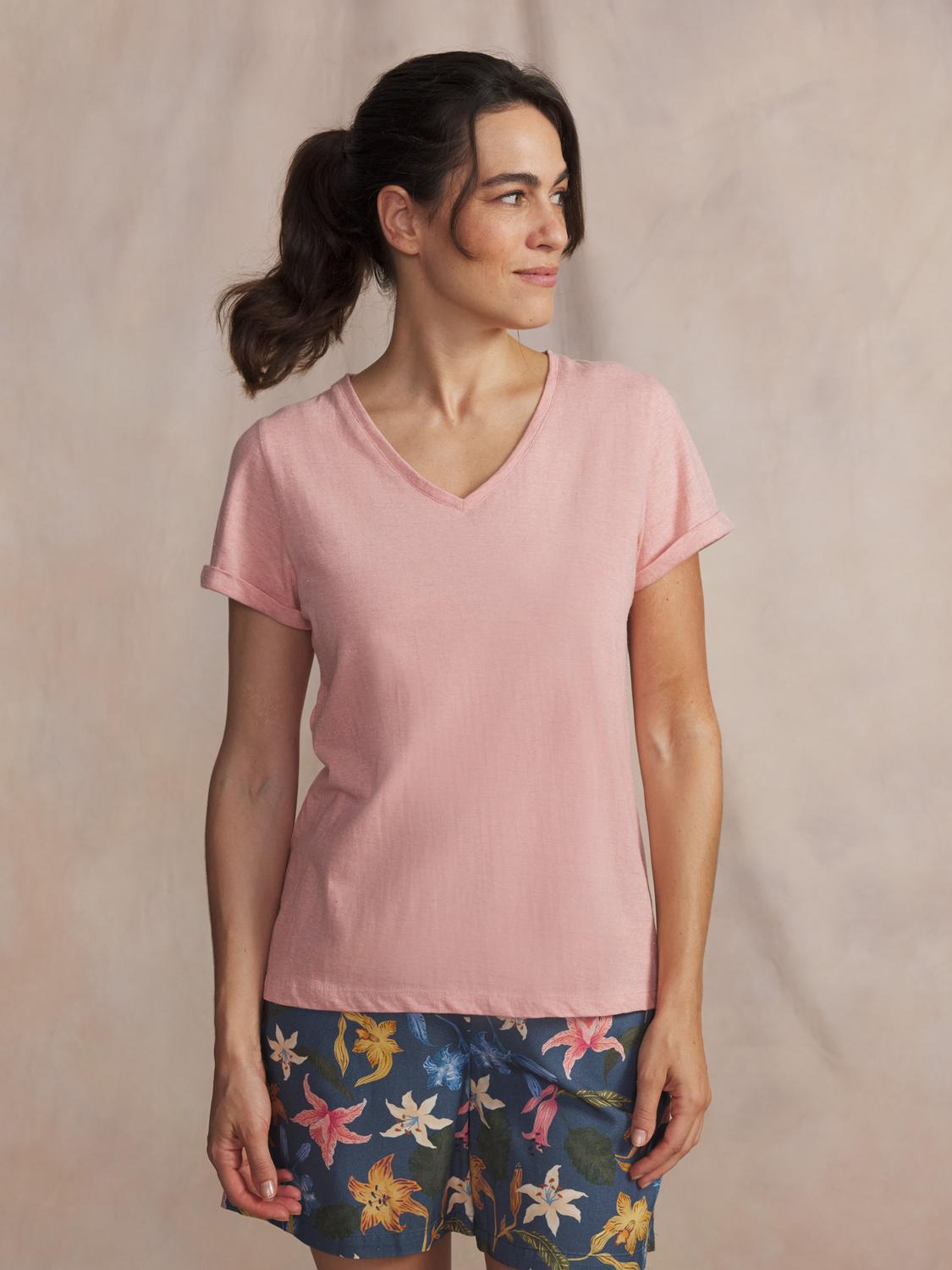 Tee-shirt en maille femme orchidee ADINATEE