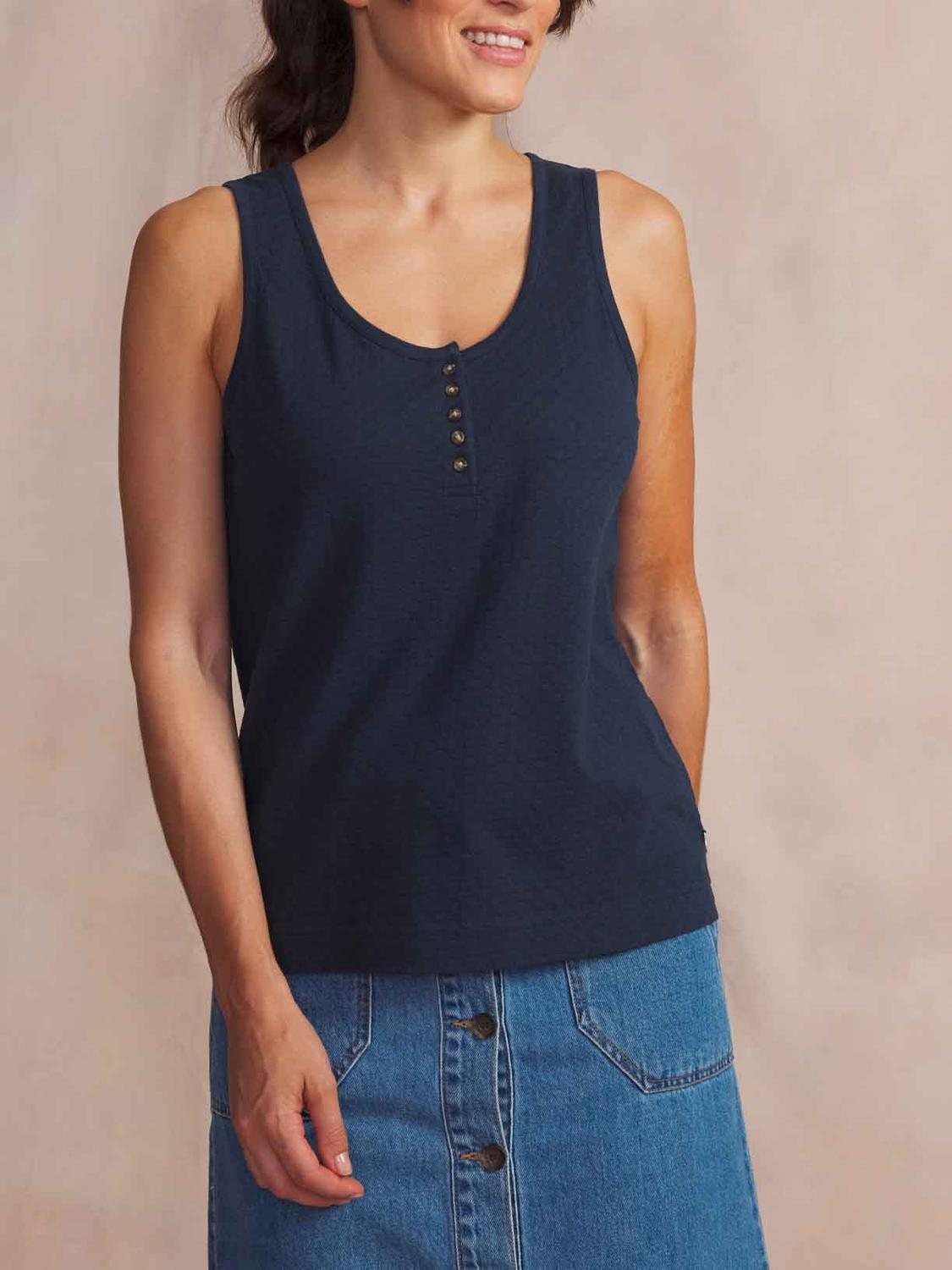 T-Shirt Knit Women Navy ROMMYDEB