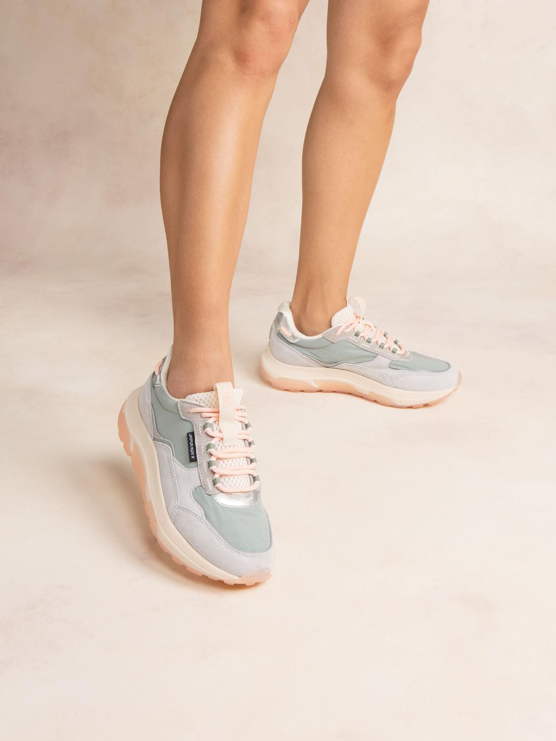 Running femme argile et peche JAZONNE